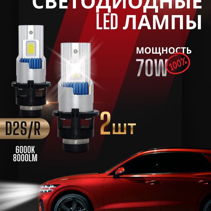 Լեդ լամպ D2S/R LED