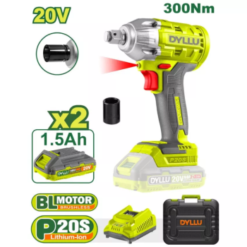 Մարտկոցային Հարվածային գայկավյորտ 20 Վ / 1․5 Ա / 300 Նմ / Անխոզանակ շարժիչ/ DTCD1512 Մարտկոցային Հարվածային գայկավյորտ 20 Վ / 1․5 Ա / 300 Նմ / Անխոզանակ շարժիչ/ DTCD1512