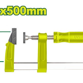 F սեղմակ պլաստիկ բռնակով 120x500 մմ DTCP2123