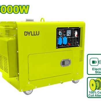 Անաղմուկ դիզելային գեներատոր (մեկնարկիչով) 5000 Վտ DTDG2A50