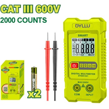 Թվային մուլտիմետր 600 Վ DTDM1501