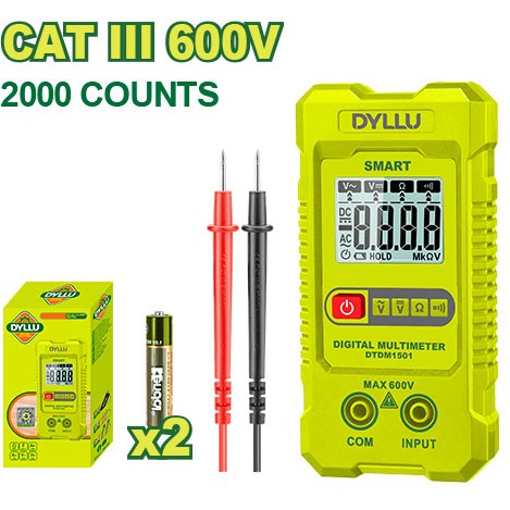 Թվային մուլտիմետր 600 Վ DTDM1501