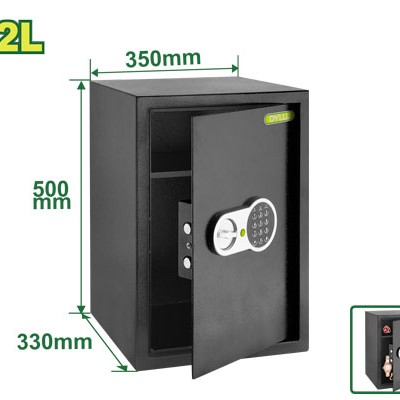 Էլեկտրոնային սեյֆ  52 լ DTEB1550