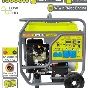 Բենզինային գեներատոր (մեկնարկիչով) 13000 Վտ Dyllu DTGEAA15V 