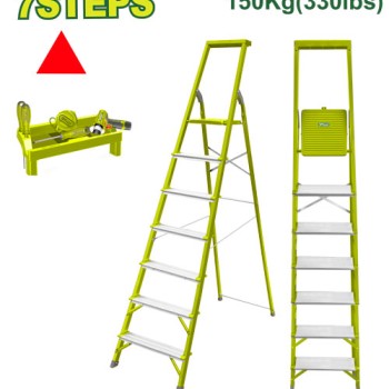 Պողպատե և ալյումինե կենցաղային աստիճան 7 քայլ DTLD1H07