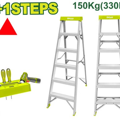 Ալյումինե միակողմանի աստիճան 5+1 քայլ DTLD2H05