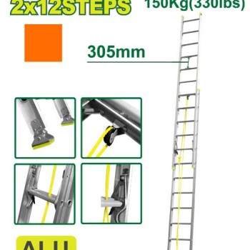 Երկարացվող աստիճան 2x12 քայլ DTLD8H24