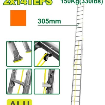 Երկարացվող աստիճան 2x14 քայլ DTLD8H28