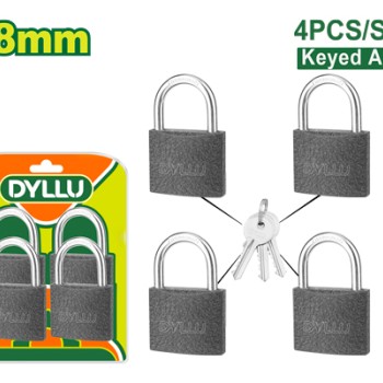 Երկաթյա կախովի կողպեքների հավաքածու 4 հատ  38 մմ  DTPD5444