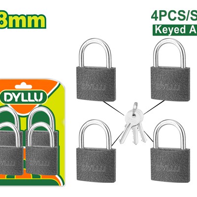 Երկաթյա կախովի կողպեքների հավաքածու 4 հատ  38 մմ  DTPD5444