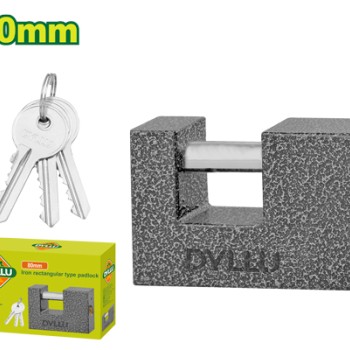 Ուղղանկյուն տիպի երկաթե կողպեք 80 մմ  DTPD7580