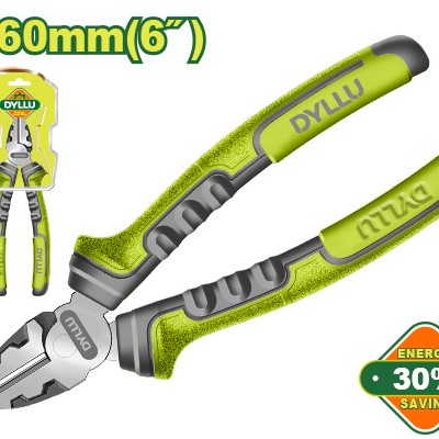 Անկյունագծային կտրող տափակաբերան աքցան 160 մմ DTPL3716