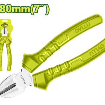 Անկյունագծային կտրող տափակաբերան աքցան 180 մմ DTPL3927