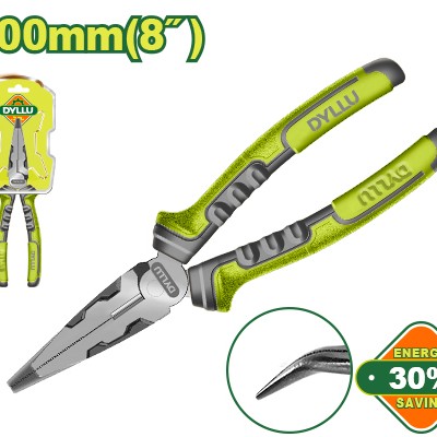 Կեռ քթով տափակաբերան աքցան 200 մմ DTPL4718