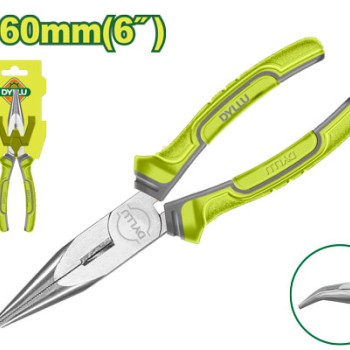 Կեռ քթով տափակաբերան աքցան 160 մմ DTPL4C06