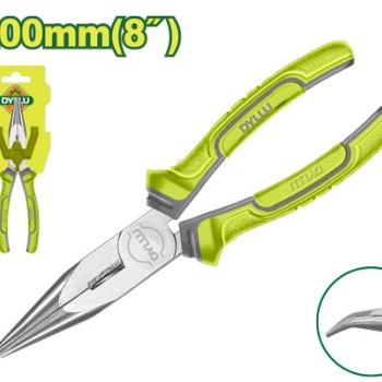 Կեռ քթով տափակաբերան աքցան 200 մմ DTPL4C08