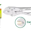 V Jaw locking plier DTPL9C10 10"