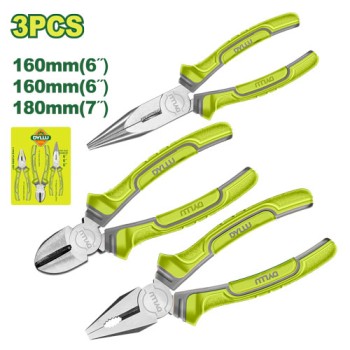 3 հատ  տափակաբերան աքցան DTPS0613