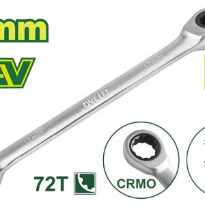 Համակցված  բանալի ճռիկով 227 մմ (Չափս՝ 17 մմ) DTSA5117