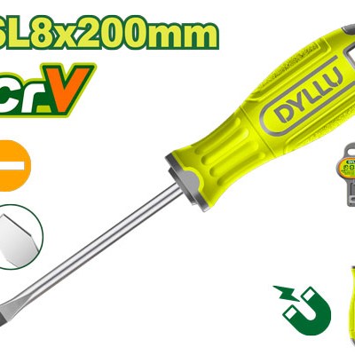 Տափակ Պտուտակահան SL 8x200 մմ DTSD1288