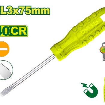 Տափակ Պտուտակահան SL 3x75 մմ DTSD3933