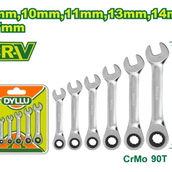 6 հատ ճռիկով համակցված բանալիների հավաքածու DTSP6406