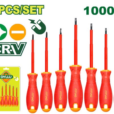 7 Հատ դիէլեկտրիկ պտուտակահանի հավաքածու DTSS2206 7 Հատ դիէլեկտրիկ պտուտակահանի հավաքածու DTSS2206