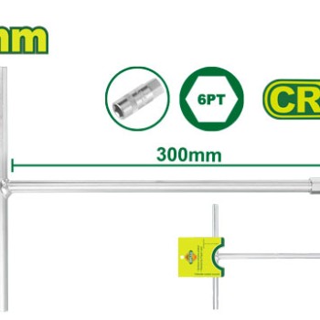 T-բռնակով վարդակի բանալի 185x300 մմ (Չափս՝ 8 մմ) DTTH1108