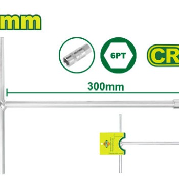 T-բռնակով վարդակի բանալի 185x300 մմ (Չափս՝ 14 մմ) DTTH1114
