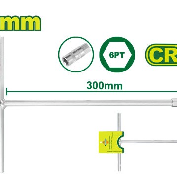 T-բռնակով վարդակի բանալի 185x300 մմ (Չափս՝ 19 մմ) DTTH1119