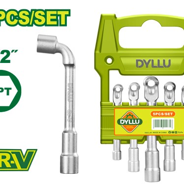5 հատ L-անկյուն վարդակի բանալիների հավաքածու DTTH4205