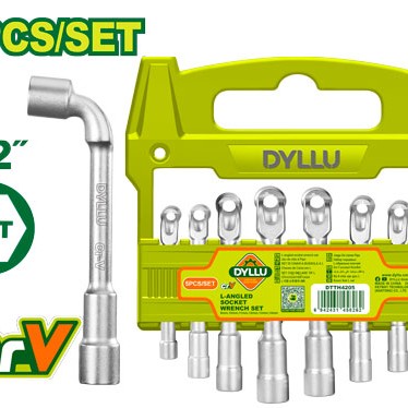 8 հատ L-անկյուն վարդակի բանալիների հավաքածու DTTH4208