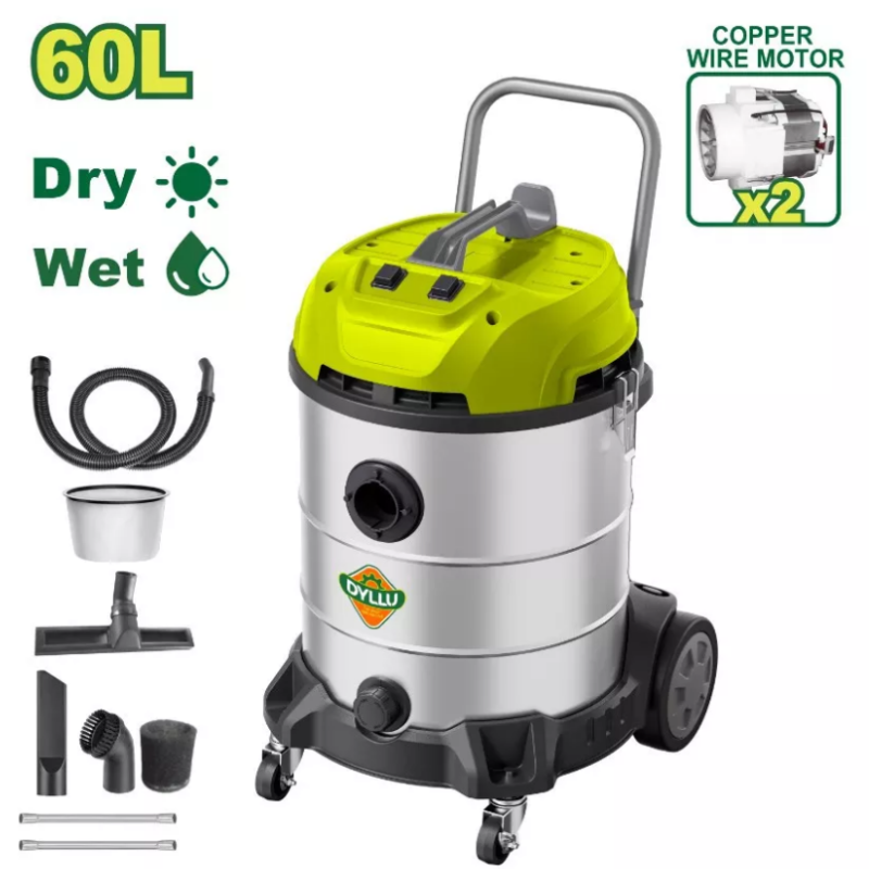 Փոշեկուլ 2X - 1200 Վտ (Իրան Պլաստմաս/չժանգոտվող պողպատ) 60լ DTVR5A60 Փոշեկուլ 2X - 1200 Վտ (Իրան Պլաստմաս/չժանգոտվող պողպատ) 60լ DTVR5A60