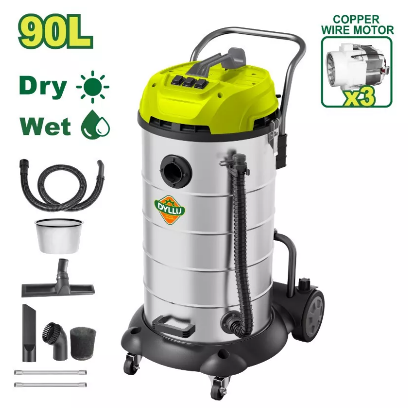 Փոշեկուլ   3X - 1200 Վտ  (Իրան Պլաստմաս/չժանգոտվող պողպատ)  90լ  DTVR5A90 