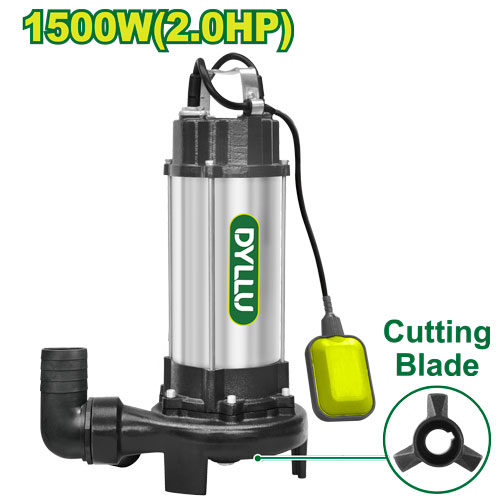 Կեղտաջրերի սուզվող պոմպ 1500 Վտ DTWPWA05 Կեղտաջրերի սուզվող պոմպ 1500 Վտ DTWPWA05