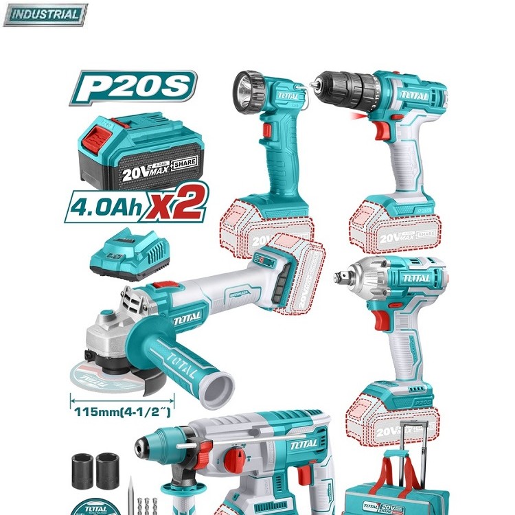Լիթիում - իոնային համակցված արդյունաբերական հավաքածու 5 հատ  