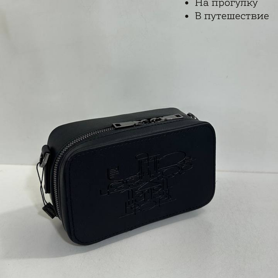Կանացի պայուսակ ուսադիրով Սև