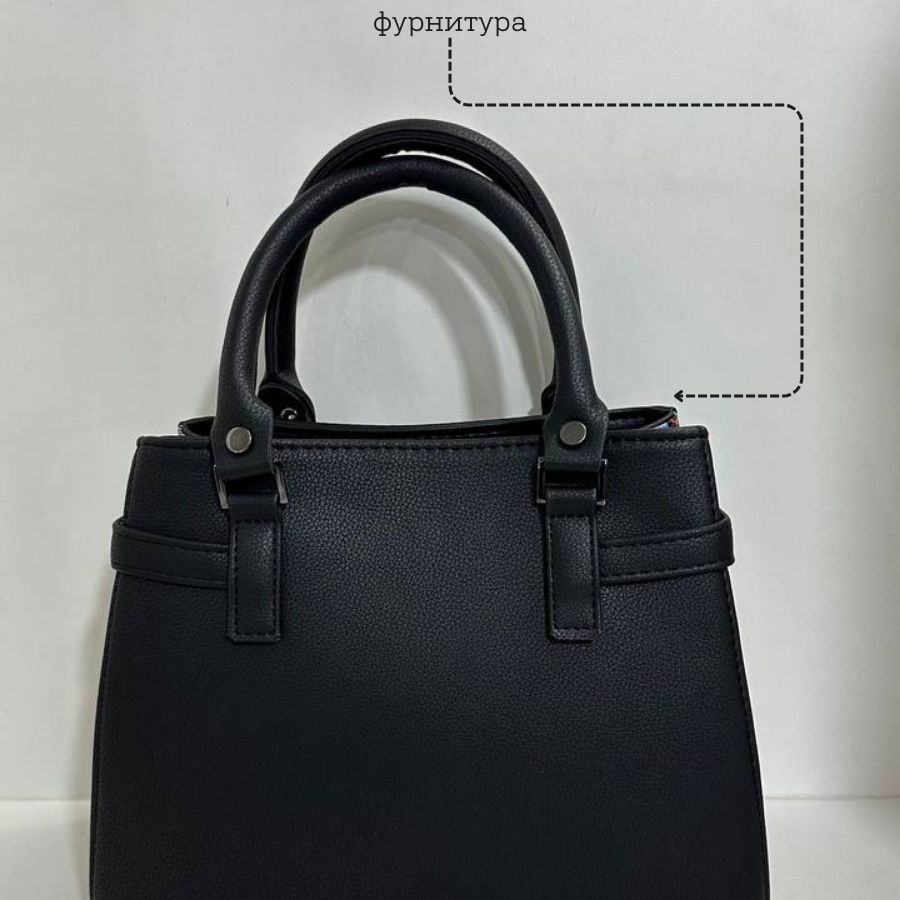 Կանացի պայուսակ ուսադիրով Սև-Բազմագույն