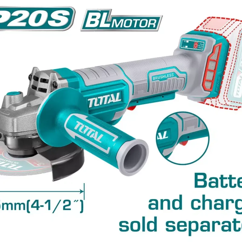 Մարտկոցային Անկյունային Հղկող Մեքենա - Բալգարկա 20Վ