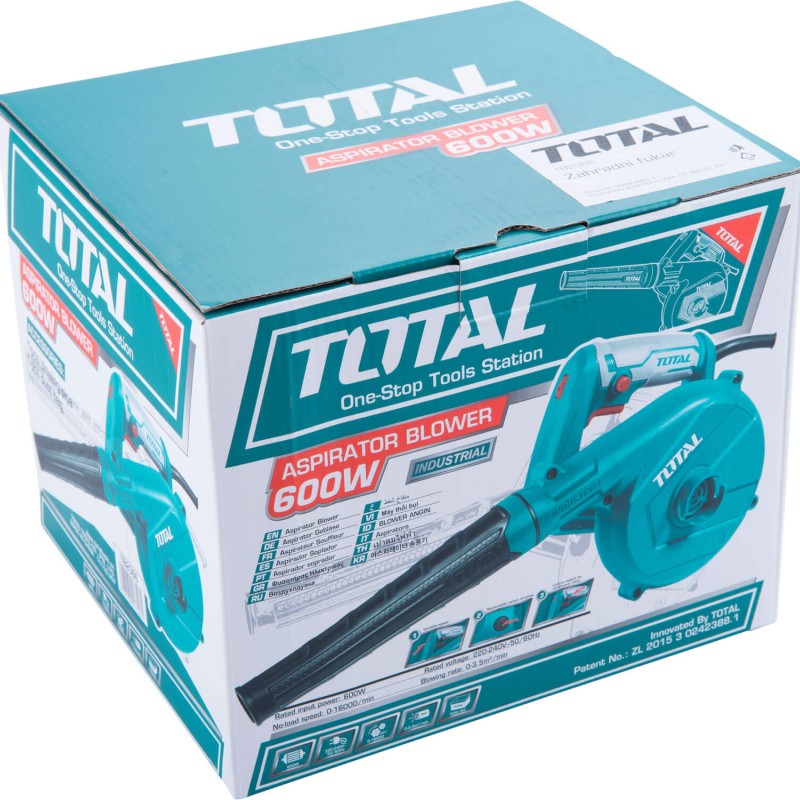 Էլեկտրական օդամղիչ- փոշեկուլ 600 Վտ TOTAL TB2066
