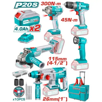 Լիթիում - իոնային համակցված արդյունաբերական հավաքածու 5 հատ  