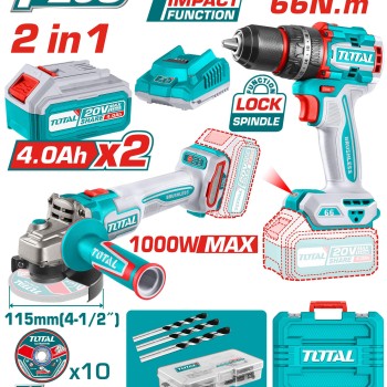 Կոմբո հավաքածու պտուտակադարձիչ և անկյունային կտրող սարք