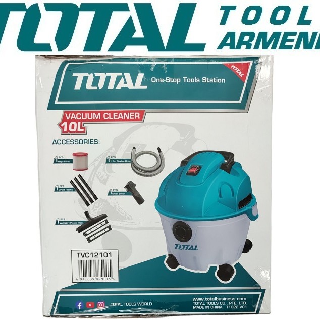 Վակումային փոշեկուլ 10լ 1200Վտ TOTAL TVC12101
