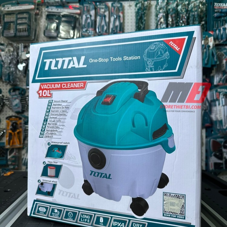 Վակումային փոշեկուլ 10լ 1200Վտ TOTAL TVC12101