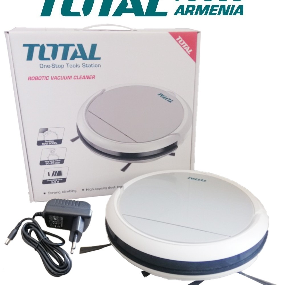 Խելացի ռոբոտ փոշեկուլ 20 Վտ Total TVCRR30201 Խելացի ռոբոտ փոշեկուլ 20 Վտ Total TVCRR30201