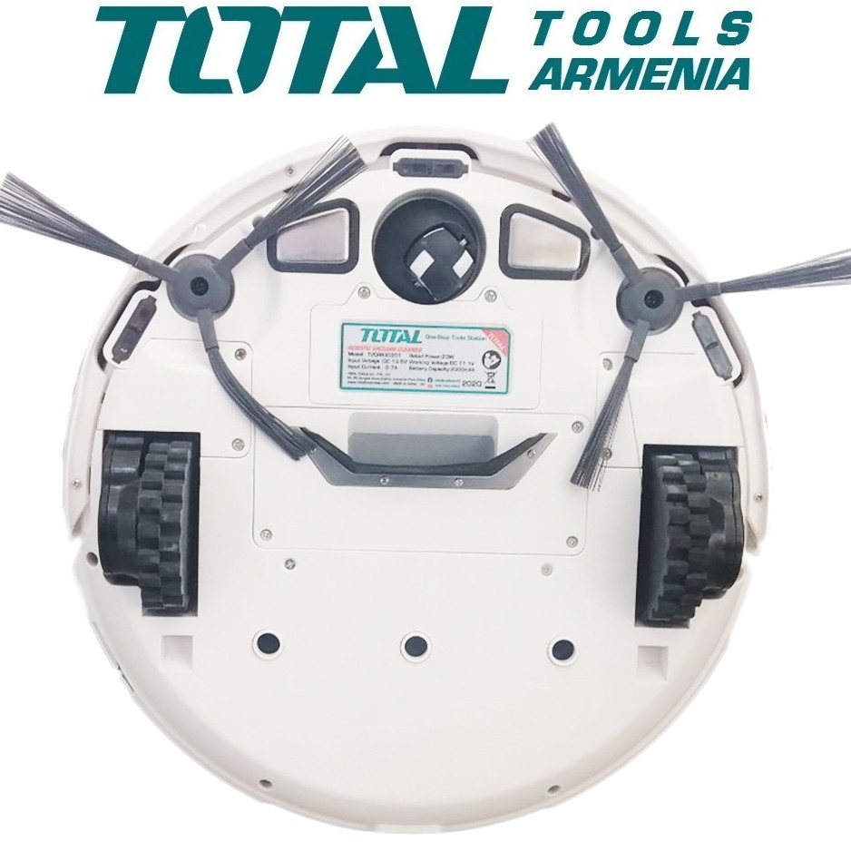 Խելացի ռոբոտ փոշեկուլ 20 Վտ Total TVCRR30201 Խելացի ռոբոտ փոշեկուլ 20 Վտ Total TVCRR30201