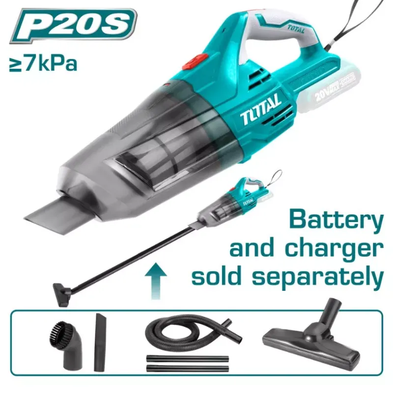 Անլար փոշեկուլ Li-ion20 Վ TOTAL TVLI2001