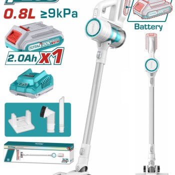 Վակումային անլար փոշեկուլ Li-ion 20Վ TOTAL TVLI2006