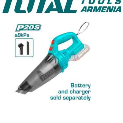 Լիթիում-իոնային փոշեկուլ 20Վ Total TVLI201261