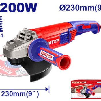 Անկյունային Հղկող Մեքենա Emtop EAGR22093 – Բալգարկա 2200Վտ, 230մմ սկավառակի տրամագիծ
